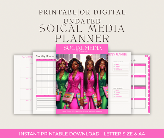 Social Media Digital Planner